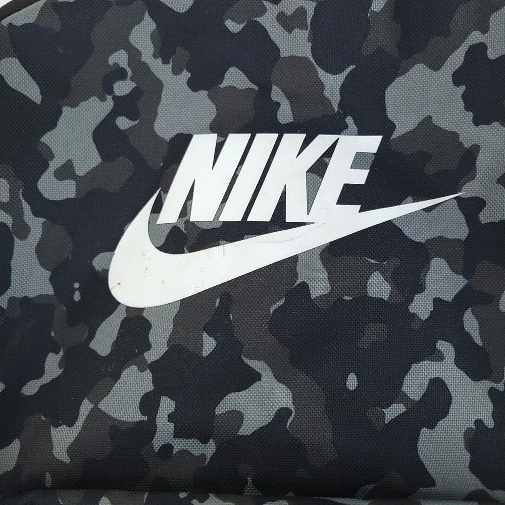 Nike Laptop Backpack 17x12x6 Holds 15 in Laptop Black Green Gray Camo CV0835 010